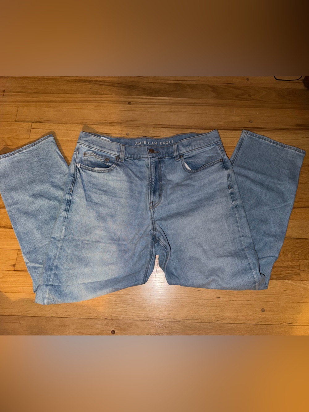 American Eagle High Rise Straight jeans